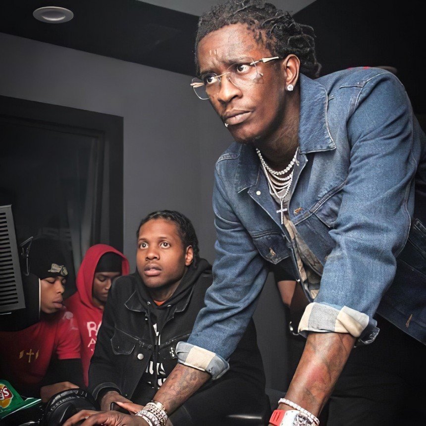 Young Thug Lil Durk Meme Template